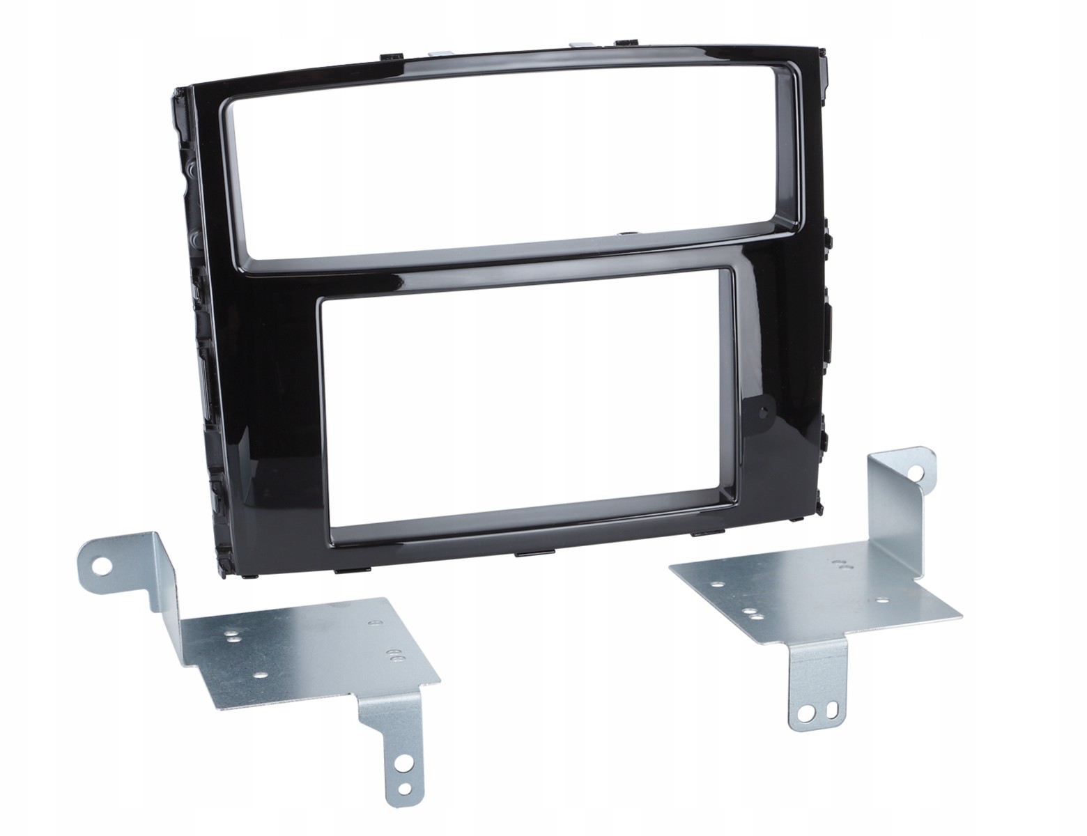 Ramka radia Mitsubishi Pajero 2DIN czarny połysk