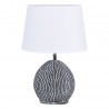 Clayre & Eef Lampa Stołowa z Białym Abażurem A 6LMC0045