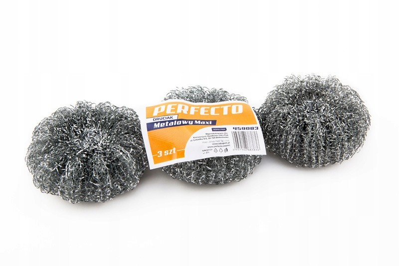 Druciak, zmywak metalowy 3 x 40g Perfecto