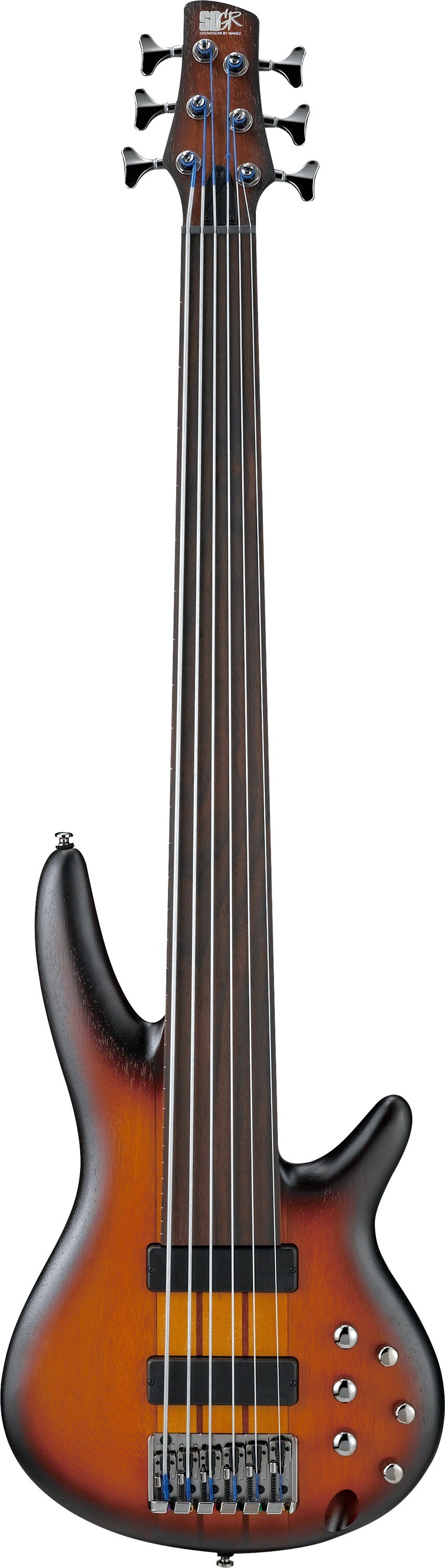 Ibanez SRF706-BBF Bass Workshop Fretless Brown Burst Flat Gitara basowa