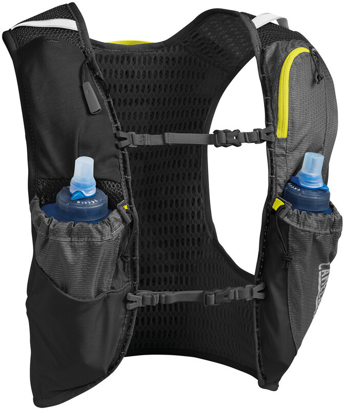 Camelbak Ultra Pro Kamizelka z systemem nawadniającym, graphite/sulphur spring S 2021 Plecaki do biegania 7396666