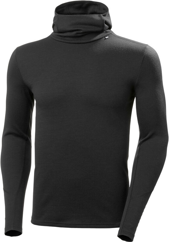 Helly Hansen Lifa Merino Midweight Hoodie Men, czarny M 2021 Koszulki bazowe termiczne i narciarskie 49362_990-M