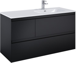 Elita 168179 SZAFKA podumywalkowa SPLIT 120 3S P BLACK MATT PDW