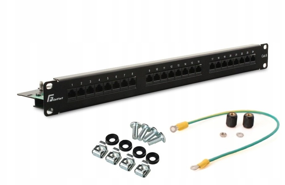 Patch Panel Utp CAT.6 24 Porty PGF-6UTP24-B5 Getfo