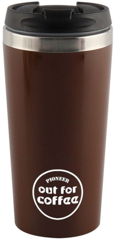 Pioneer kubek podróżny brązowy 420 ml