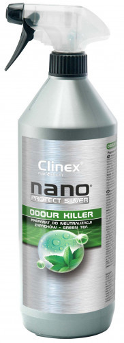 Clinex Preparat do neutralizacji zapachów Nano Protect Silver Odour Killer 1L 70-351, green tea CL77351