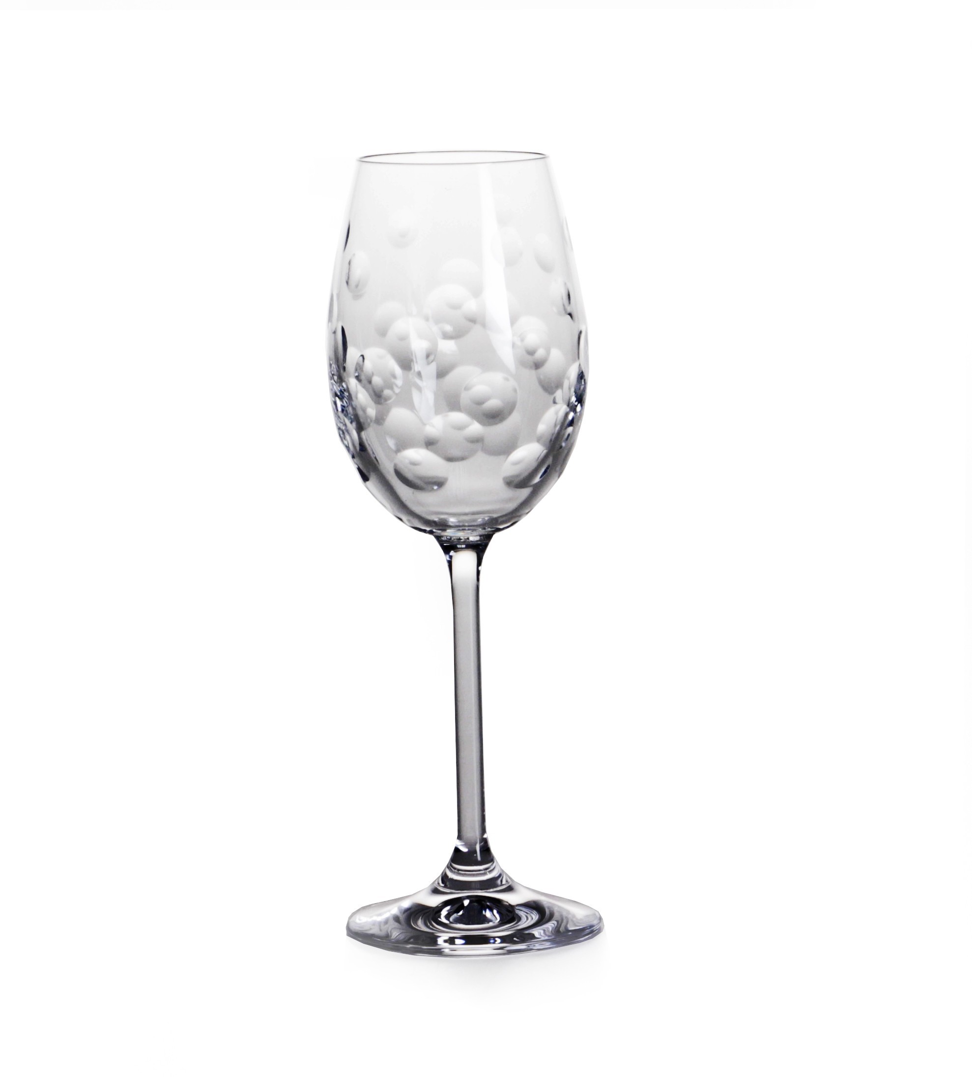 Crystaljulia Kieliszki do wina kryształowe 6 sztuk Aeris 10384) 10384