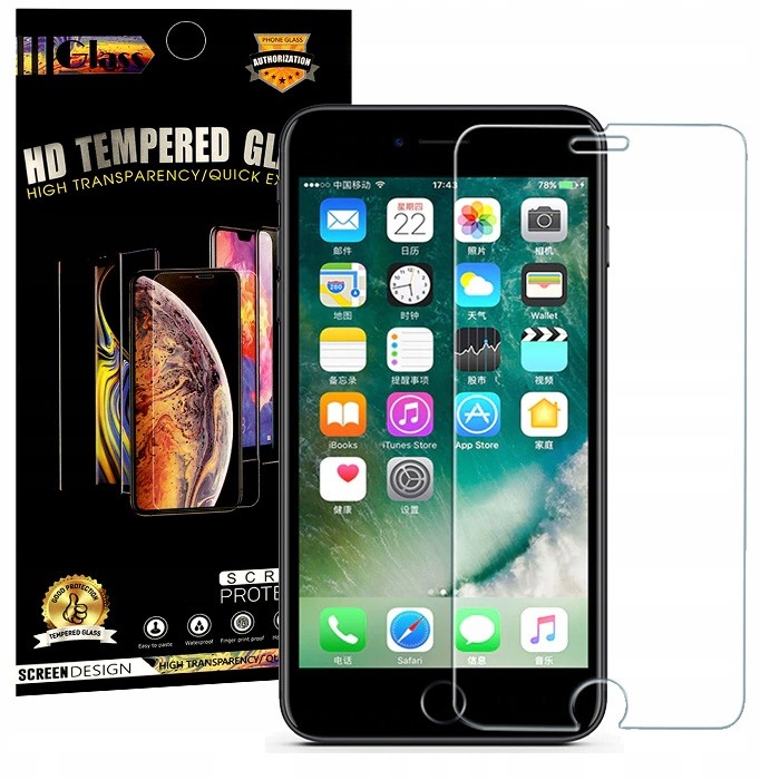 Szkło Hartowane - Iphone 6 / 6S - Twardość 9H