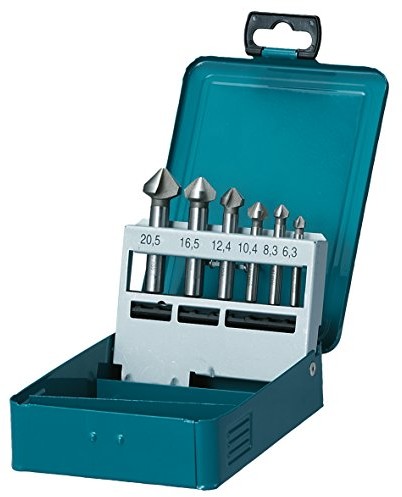 Makita pogłębiacz zestaw, 6-częściowy, HSS, D-42204 D-42204