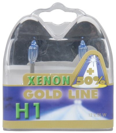 Unitec Zespoły 77768 główny reflektorów H1 Xenon złota próby 12 V 55 W, zestaw -częściowy 77768