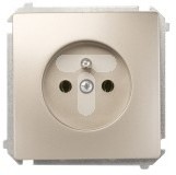 Kontakt Simon Gniazdo ścienne Basic z/u (moduł) BMGZ1.01/29 satynowy