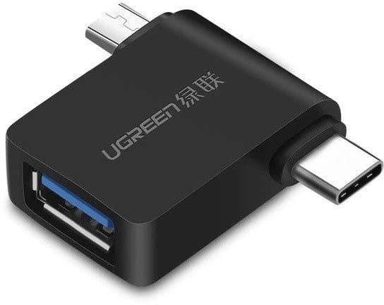 Ugreen Adapter OTG 2w1 USB (A) 3.0 do USB-C i micro-USB UGREEN UGR006