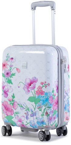 ELLE Mała Twarda Walizka Flower Print EL38HA.49.01 Szary