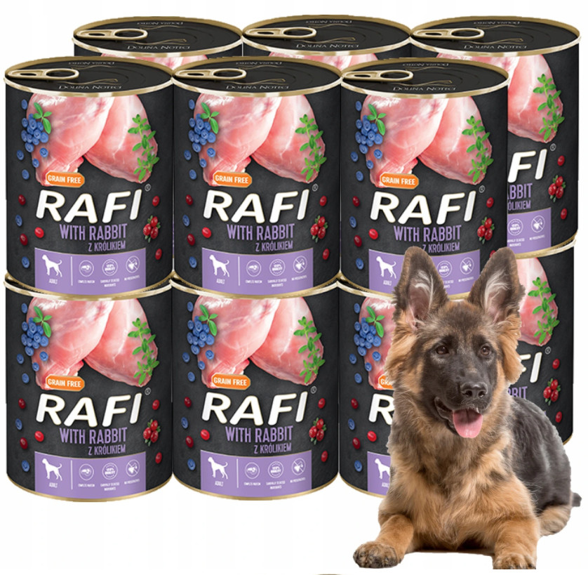 Dolina Noteci (RAFI) Rafi Classic KRÓLIK Zestaw 12 x 800g  od 95zł +DO 3% ZWROTU W PROGRAMIE LOJALNOŚCIOWYM ZEST-RAFI-800-KROLIK