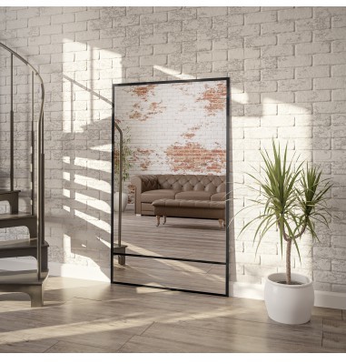 Łukasz Ochwat Alfaram Lustro loft ze szprosami NORDI - kolor ramy do wyboru, Lustra ze szprosami: 60x120