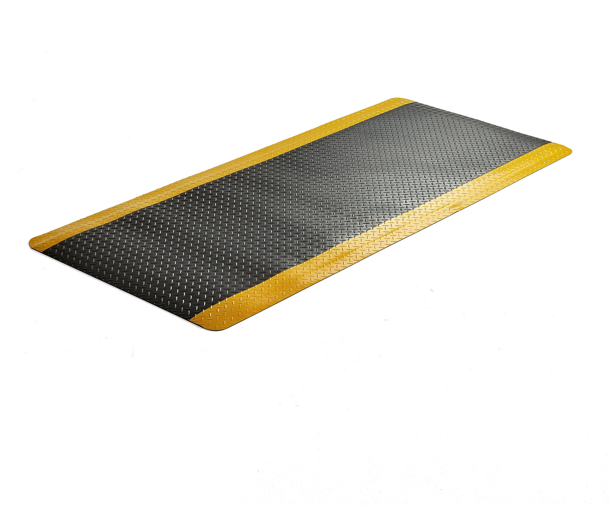 AJ Produkty Przemysłowa mata antyzmęczeniowa SUPER, na metry, 910 mm, żółta, czarna