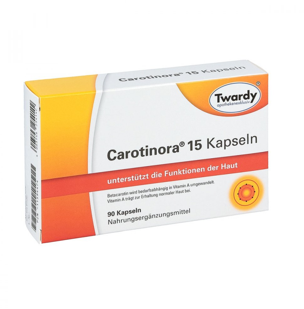 Astrid Twardy GmbH Carotinora 15 Kapseln 90 szt.