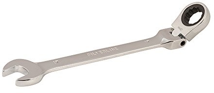 Silverline klucz płaski z grzechotką do wszechstronnego zastosowania 580470