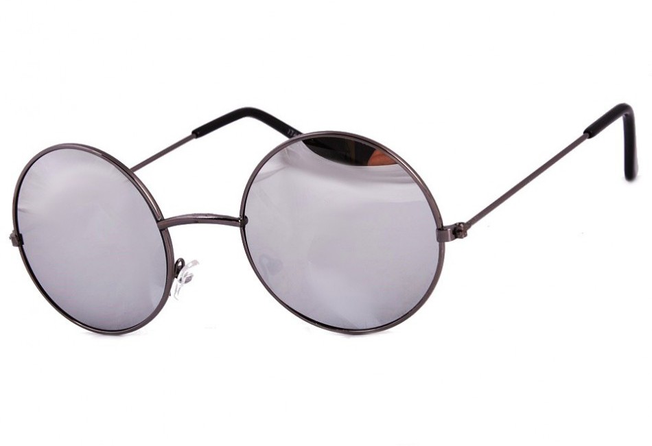 Retro Stylion Lenonki srebrne lustrzanki hippie 447 447