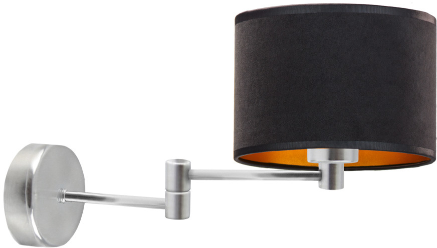LYSNE Welurowa lampka ścienna z regulowanym ramieniem BRAGE VELUR 14537V/511