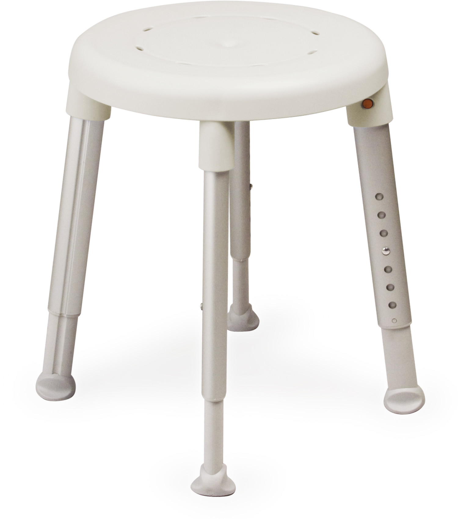 Etac Etac Easy - stołek prysznicowy z regulacją wysokości (okrągłe siedzisko) kol. szary