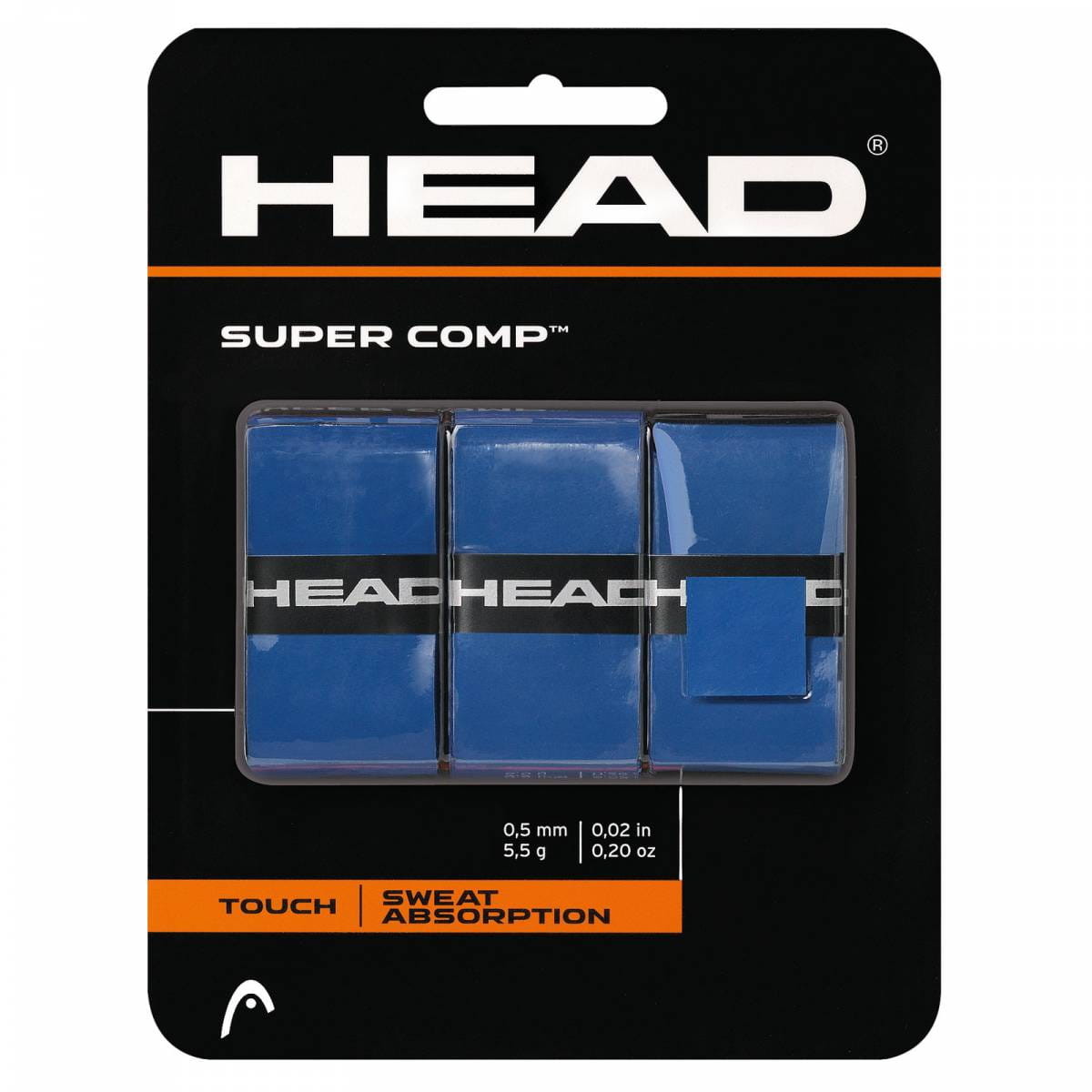 Head Super Comp (3 szt.) - blue 285088-BL