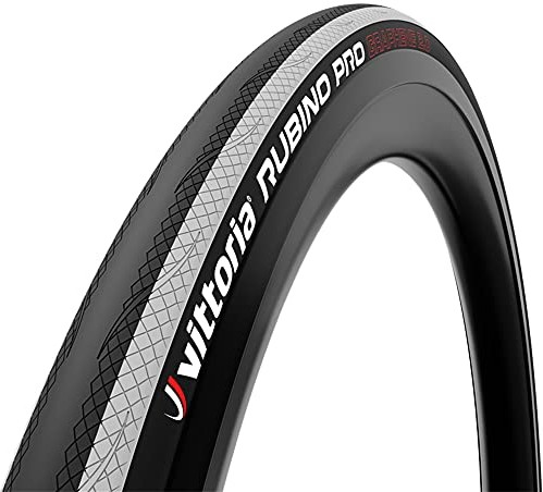Vittoria Rubino Pro składana opona, czarny/biały/czarny, 700 x 25c 11A00138
