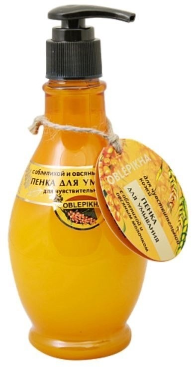 ENERGY OF VITAMINS ENERGY OF VITAMINS Oblepikha Pianka do mycia twarzy do cery wrażliwej z olejkiem z rokitnika i mlekiem owsianym 275 ml 129902