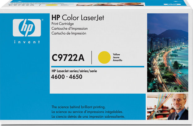 HP Wyprzedaż Oryginał Toner HP 641A yellow [ Color LaserJet 4600/4650 ] C9722A_2_wyp