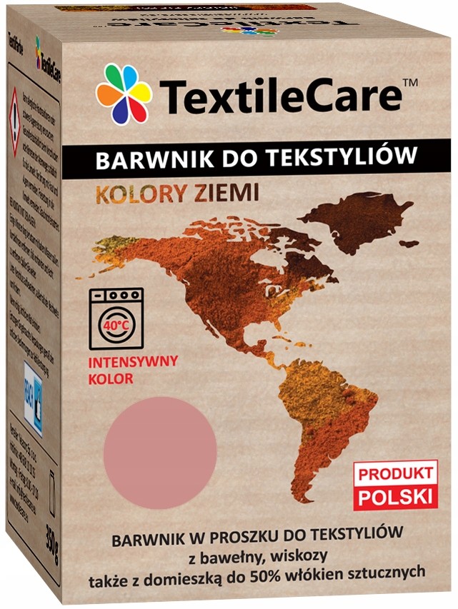 TextileCare Barwnik Farba 350g do ubrań Lychee