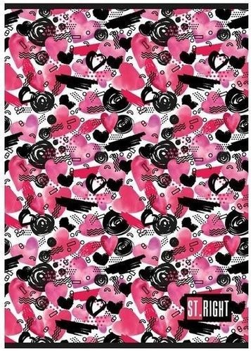 Zeszyt A4/60K kratka lam mix ST.RIGHT 10szt)