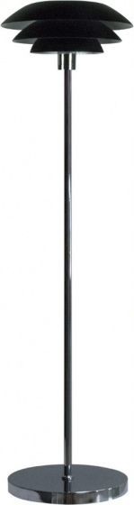 NoName Lampa podłogowa lampa podłogowa DL31 31 cm E27 stal 60W matowa czarna twm_870804