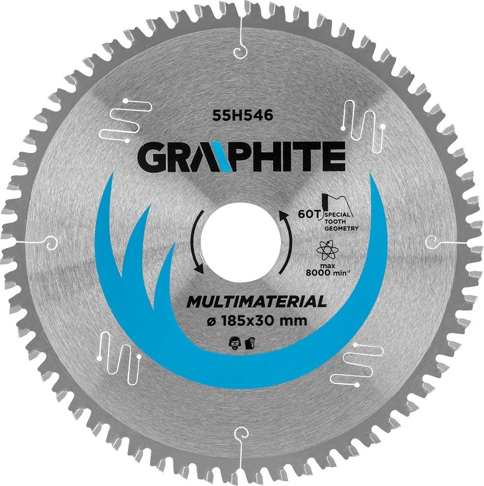 Graphite Tarcza do pilarki widiowa 185 x 30 mm 60 zębów 55H546 55H546