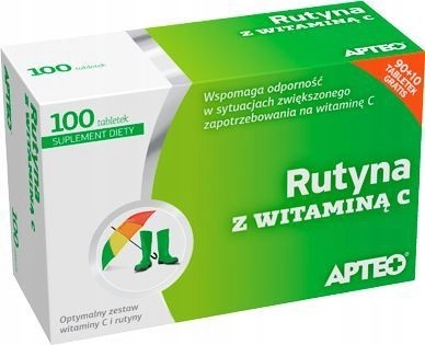 Synoptis Rutyna Z Witaminą C 100tabl Odporność