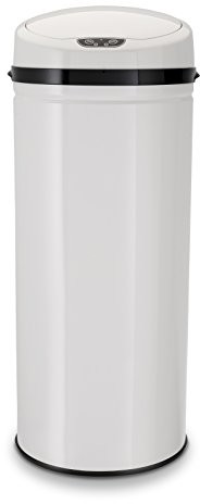 ECHTWERK Echtwerk EW-AE-0260 kosz na śmieci, pojemność 42 l, z czujnikiem na podczerwień, stal szlachetna, biały EW-AE-0260