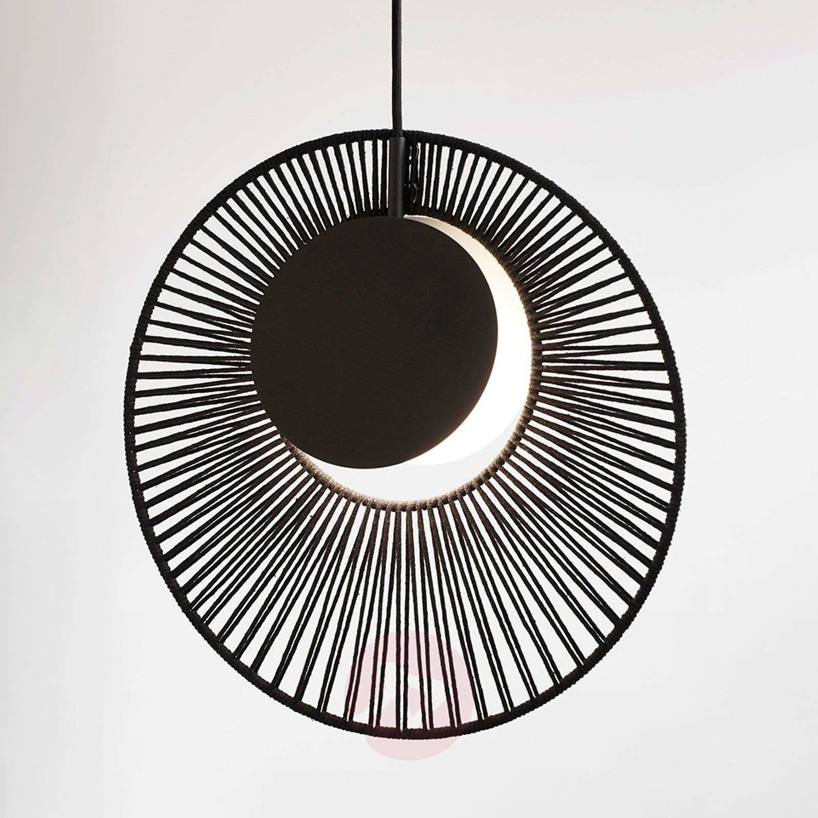 Forestier Forestier Oyster Design-Hängeleuchte, schwarz