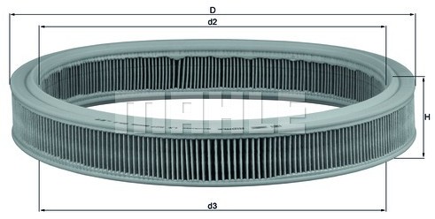 Mahle FILTR POWIETRZA KNECHT LX 527 FORD FIESTA 1.4,1.6 LX 527