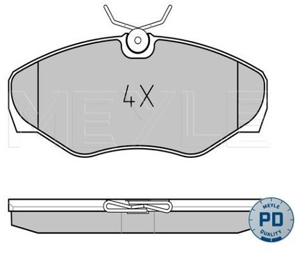 Wulf Gaertner Autoparts Zestaw klocków hamulcowych, hamulce tarczowe Wulf Gaertner Autoparts 025 230 9918/PD