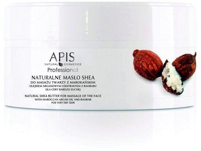 APIS Apis naturalne masło shea z olejkiem argan. do masażu twarzy 100g P105496