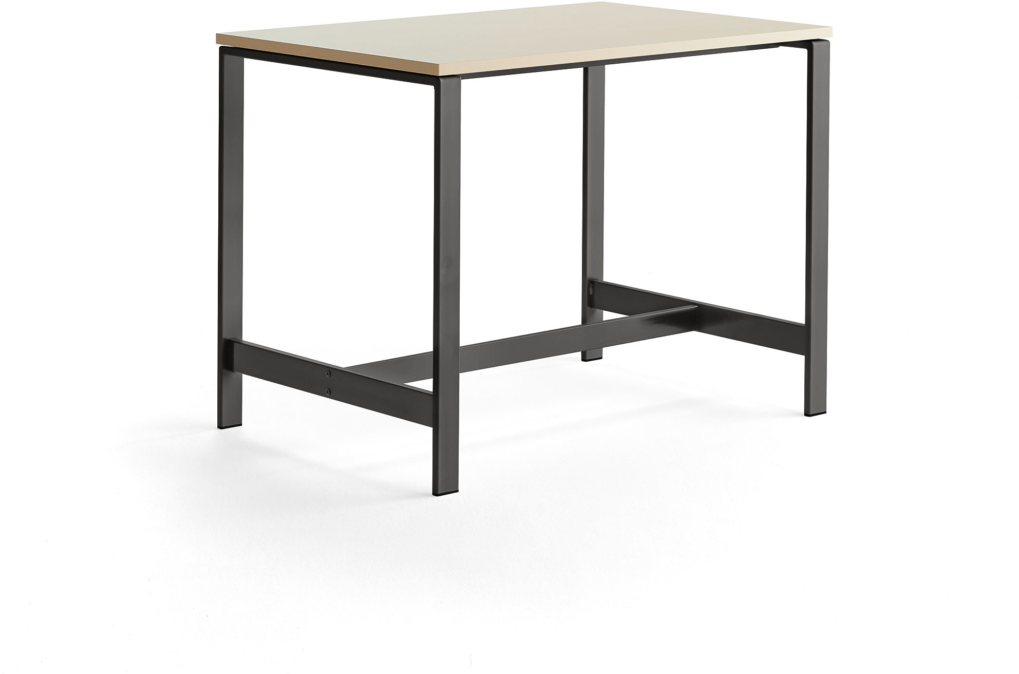 AJ Produkty Stół VARIOUS, 1200x800 mm, wysokość 900 mm, czarny, brzoza