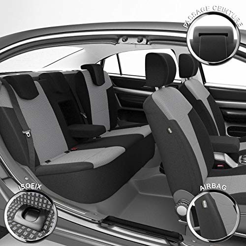 DBS Pokrowce na siedzenia samochodowe, pokrowce ochronne: VOLKSWAGEN VW Tiguan (Rok produkcji: 01/2016-2018)