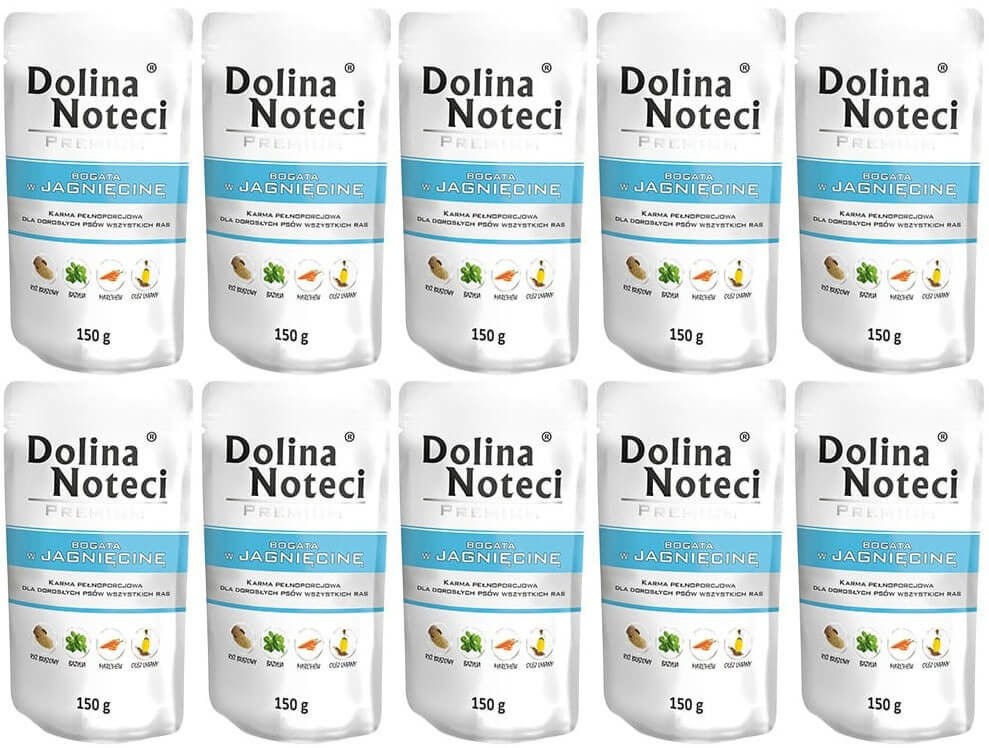 Dolina Noteci Premium Bogata w Jagnięcinę 10x150g