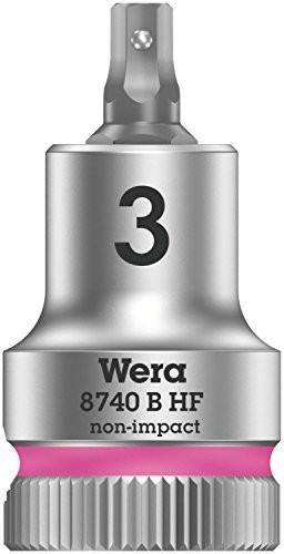 Wera 8740 szer. HF bitnuss grzechotek Zyklop z napędem 3/8