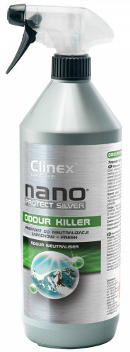 Clinex Preparat do neutralizacji zapachów Nano Protect Silver Odour Killer 1L 70-348, fresh CL77348