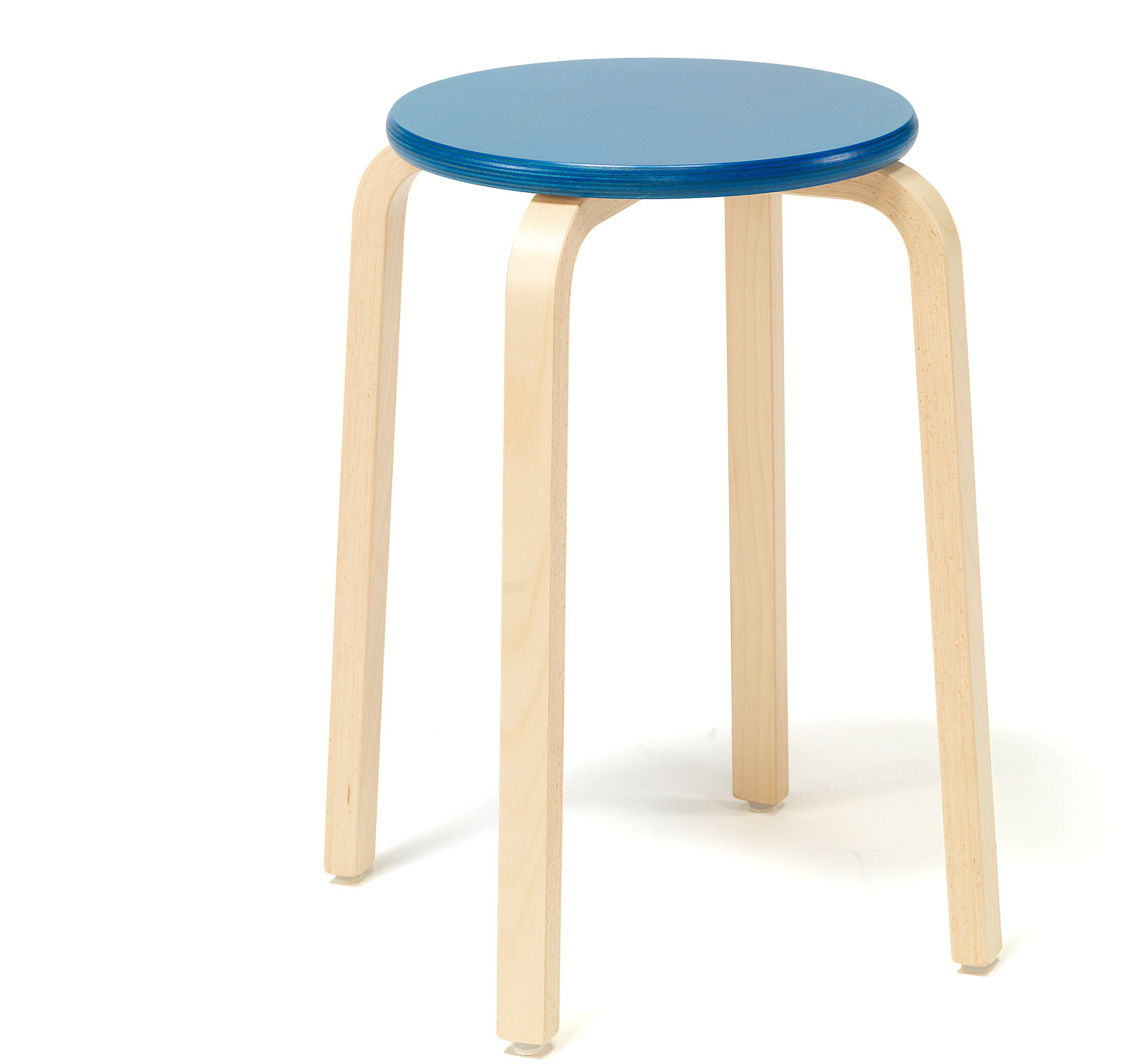 AJ Produkty Stół drewniany Nemo, 530 mm wys., brzoza, niebieski