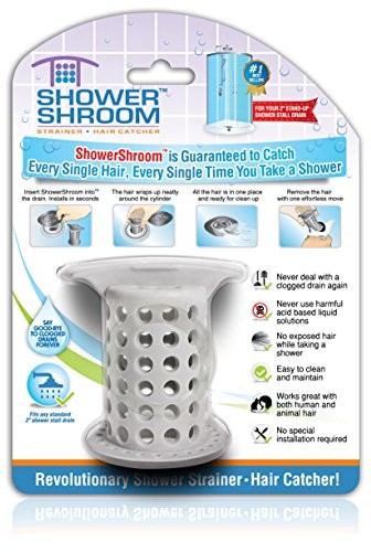 ShowerShroom showershroom rewolucyjny 5,1 cm Stand-Up prysznic rozrzutniki abflussschutz do włosów sitko/koszyk SHGRA727