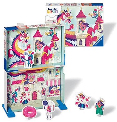 Ravensburger Kinderpuzzle Puzzle&Play - 2x24 Teile Puzzle für Kinder ab 4 Jahre
