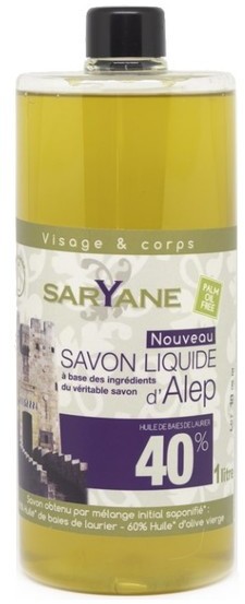 Zdjęcia - Mydło  Aleppo w płynie 40 1000ml Saryane