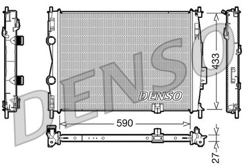 DENSO Chłodnica, układ chłodzenia silnika DRM46019