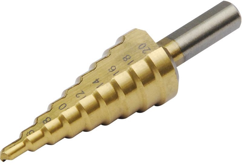 EXTOL CRAFT wiertło stopniowe 4-20mm TiN 20053